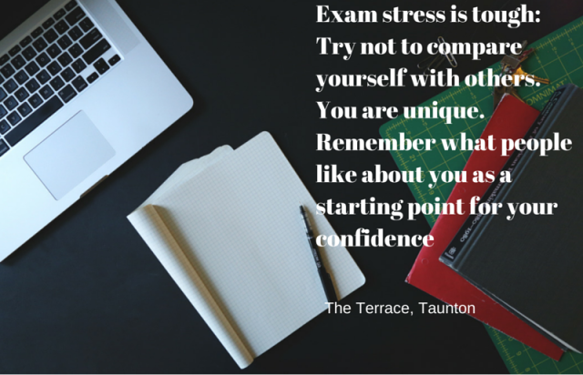 Exam stress is tough- Try not to compare